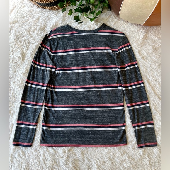 Cat & Jack Boys XL Striped Long Sleeve Pocket Tee - Picture 15 of 16